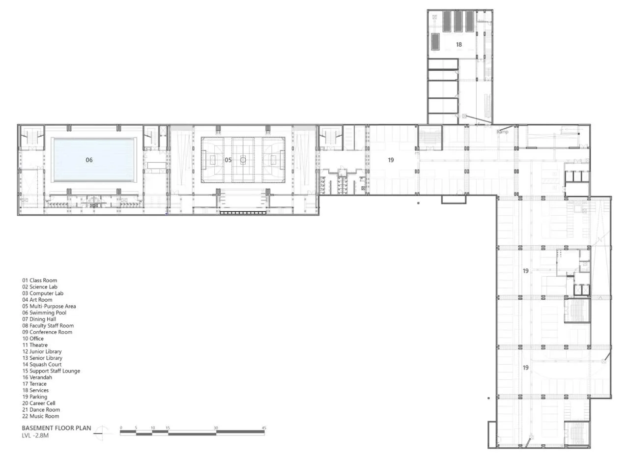 BIM Architecture | Shiv Nadar School/Stephane Paumier Architects