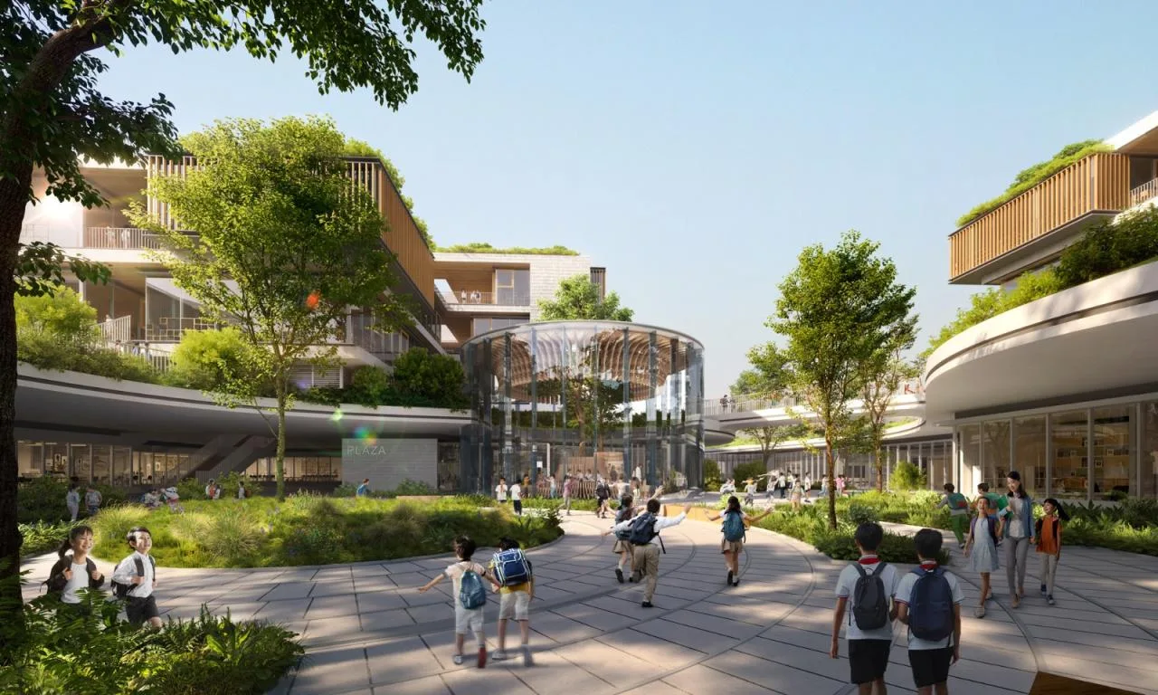 BIM Architecture | Embracing Childhood in the 'Green Wilderness Town' Original: Future Campus of Qianjiang New City in Hangzhou/10 Design