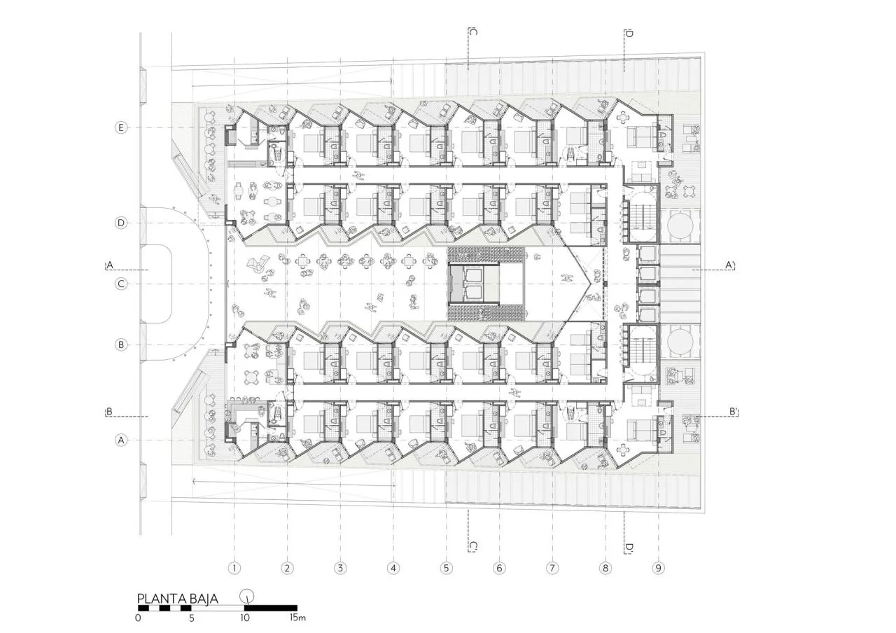 BIM Architecture | BA'RA Hotel/Plan: b arquitectos