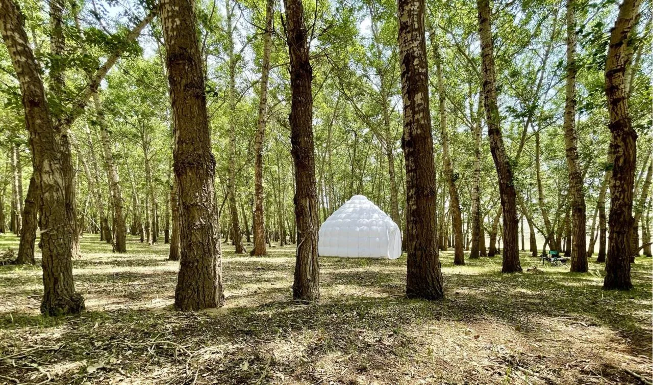 BIM Architecture | Inflatable Mongolian yurt Air Ger/Ger Studio