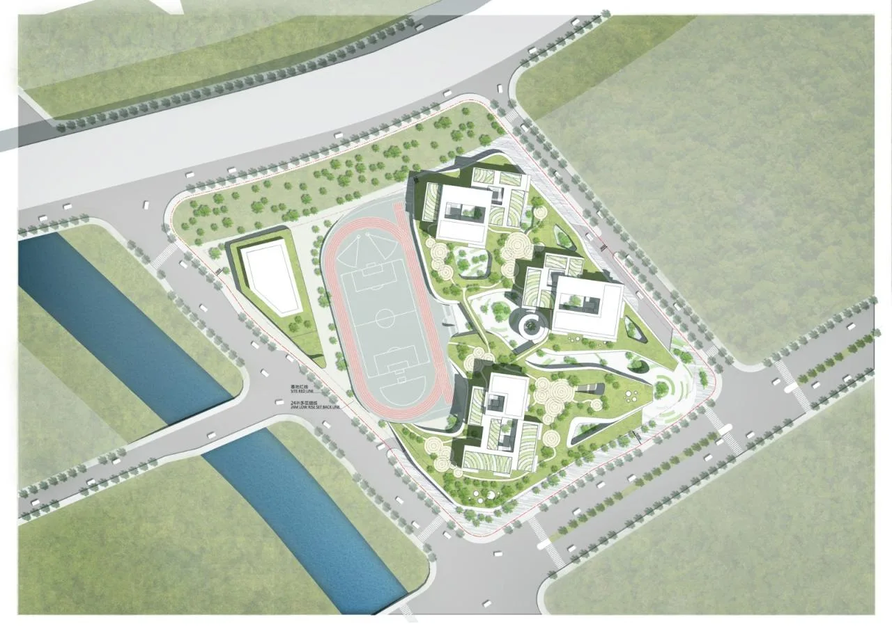 BIM Architecture | Embracing Childhood in the 'Green Wilderness Town' Original: Future Campus of Qianjiang New City in Hangzhou/10 Design