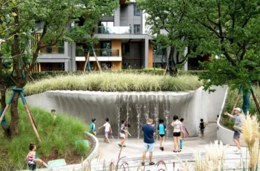 BIM Architecture and Landscape Design: Luhu Water Line Park by Lab D+H-BIM WORLD
