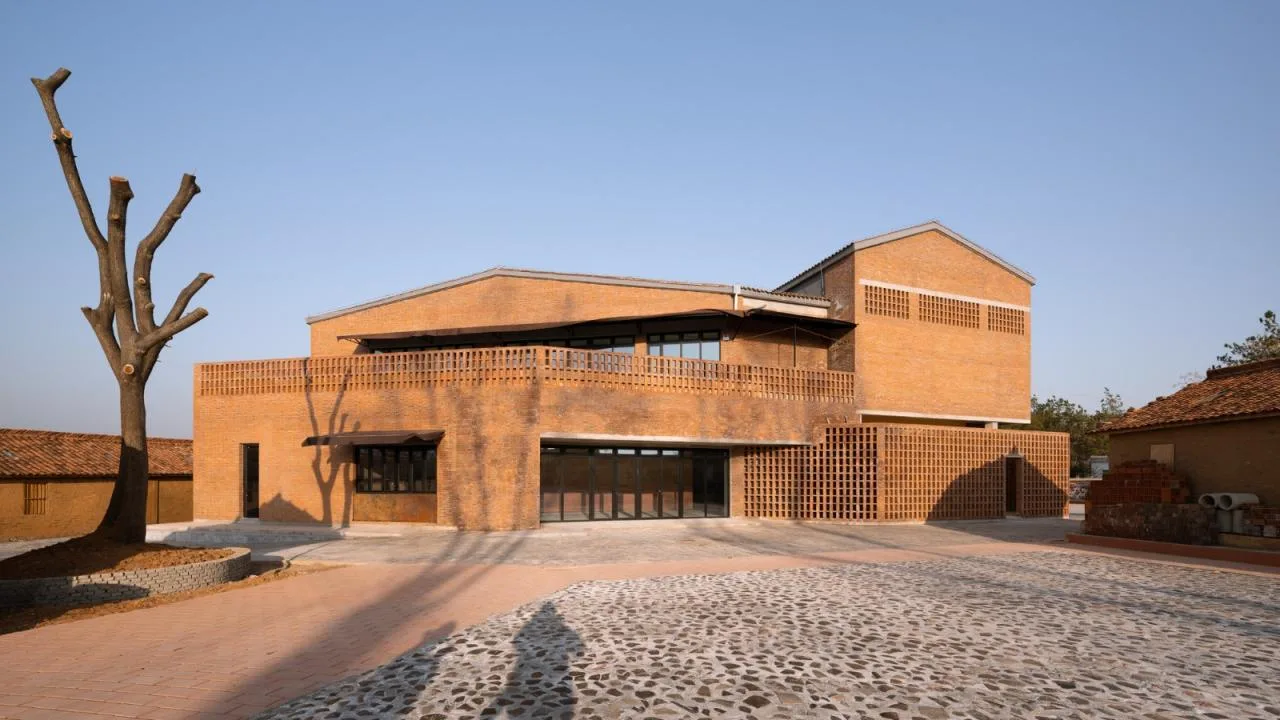 BIM Architecture | Anhui Qianshan Poomlong Kiln and Intangible Cultural Heritage Living Room/Grey Space Architecture Firm
