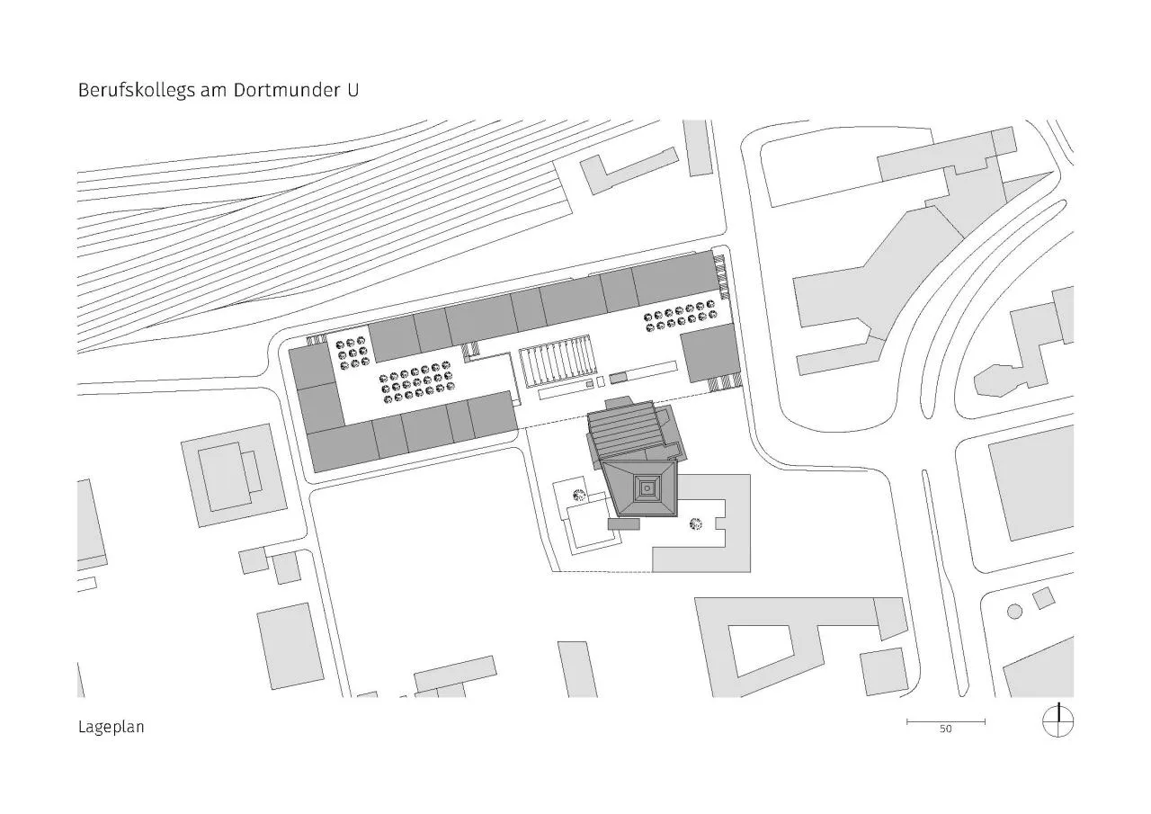 BIM Architecture | Gerber Architekten, U Art and Creativity Center and Vocational Education Academy in Dortmund, Germany