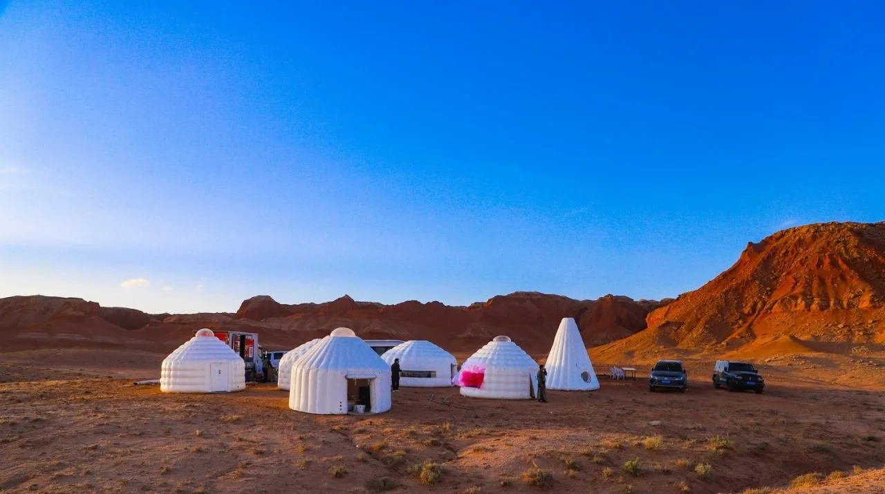 BIM Architecture | Inflatable Mongolian yurt Air Ger/Ger Studio