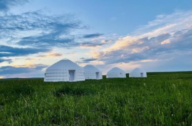 BIM Architecture: Inflatable Mongolian Yurt by Air Ger Studio-BIM WORLD