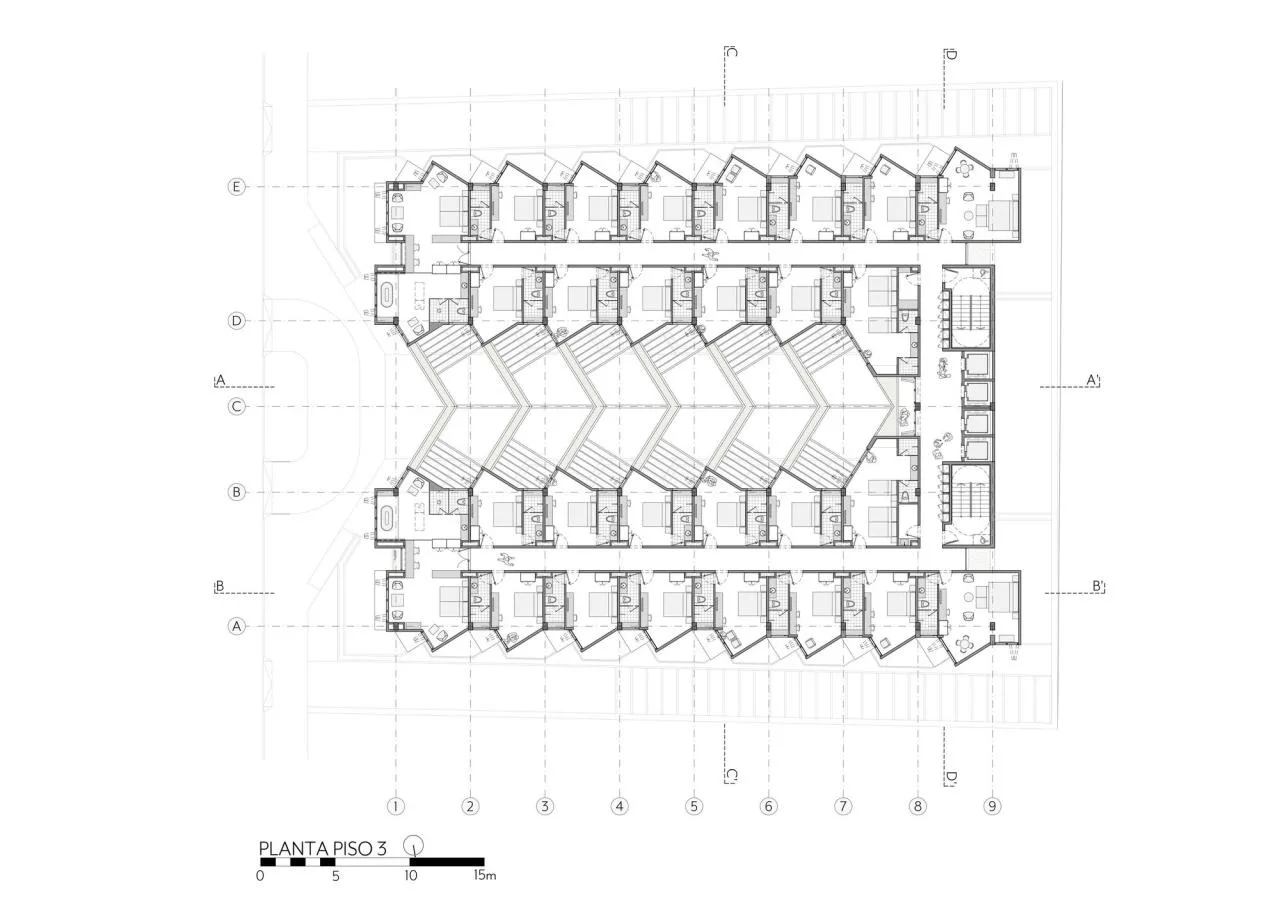 BIM Architecture | BA'RA Hotel/Plan: b arquitectos