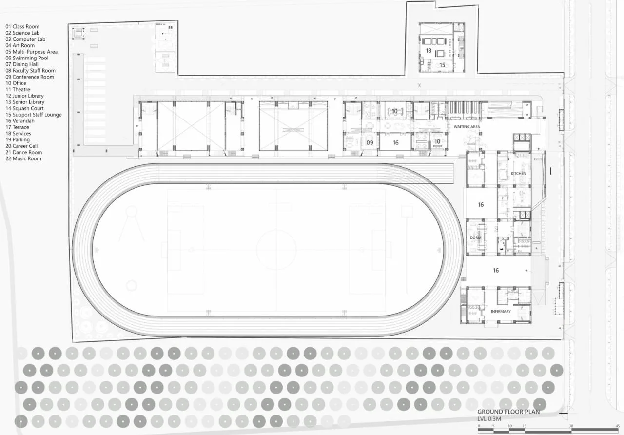 BIM Architecture | Shiv Nadar School/Stephane Paumier Architects