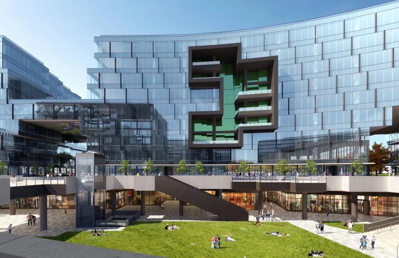 BIM Architecture | Rhythmic Oasis, Beyond Solidification Moment: Large enclosed buildings in the air/BAU Architecture and Urban Design Firm
