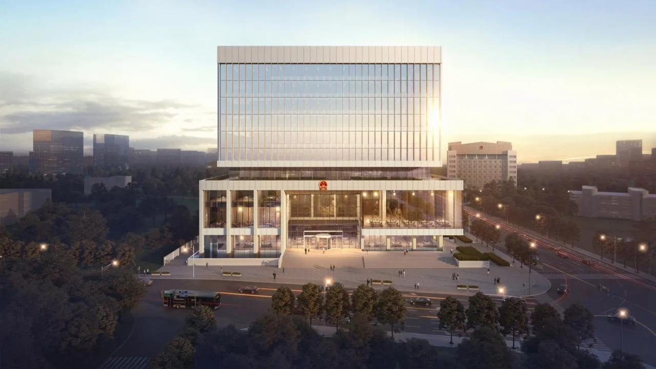 BIM Architecture | Solidified Justice • Changzhou Intermediate People's Court Expansion/Jianhe Architecture