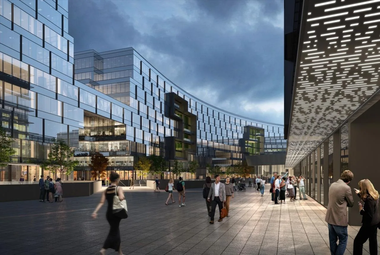 BIM Architecture | Rhythmic Oasis, Beyond Solidification Moment: Large enclosed buildings in the air/BAU Architecture and Urban Design Firm