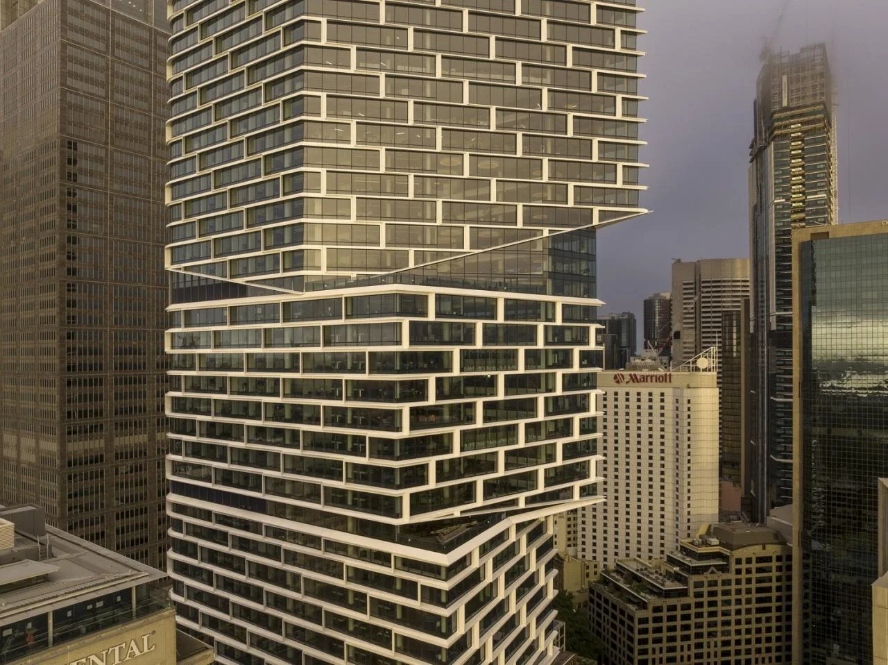 BIM architecture | First tower renovation in Quay Quarter, 'grafting' new floor slabs/3XN