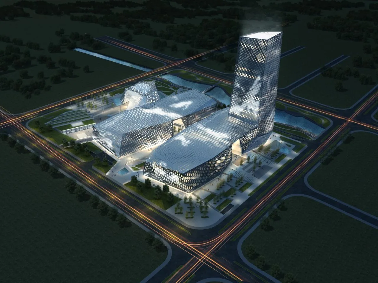 BIM Architecture | Shandong Provincial Capital Cultural and Art Center Third Hall/French AS Architecture Studio