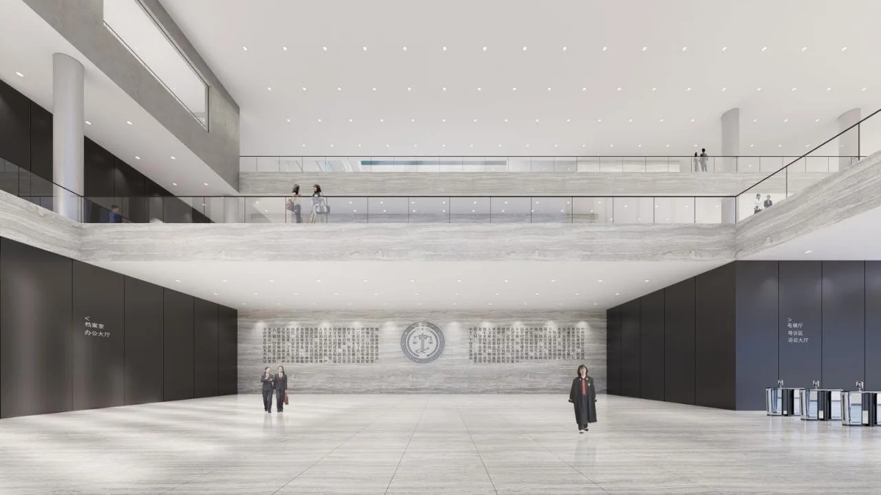 BIM Architecture | Solidified Justice • Changzhou Intermediate People's Court Expansion/Jianhe Architecture