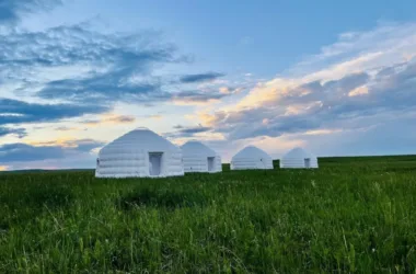 BIM Architecture: Inflatable Mongolian Yurt by Air Ger Studio-BIM WORLD