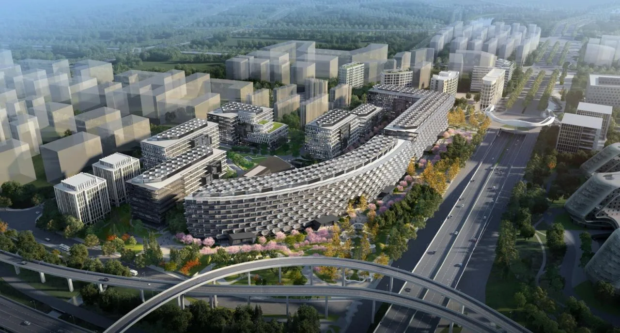 BIM Architecture | Rhythmic Oasis, Beyond Solidification Moment: Large enclosed buildings in the air/BAU Architecture and Urban Design Firm