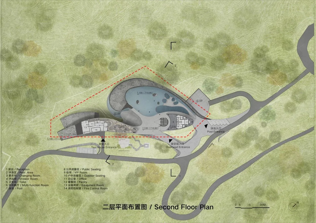 BIM Architecture | Longquan Mountain Mirror High Altitude Platform/BUZZ Architecture Firm