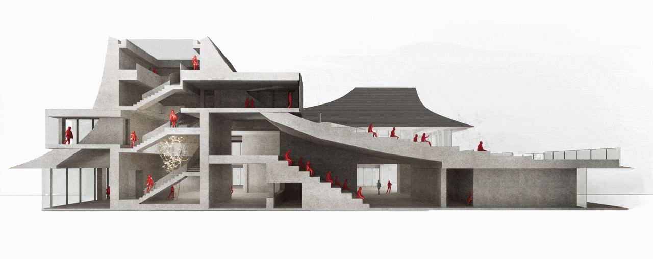 BIM Architecture | Light Courtyard: Boxin Community Neighborhood Center/Meng Fanhao Line+Architectural Firm