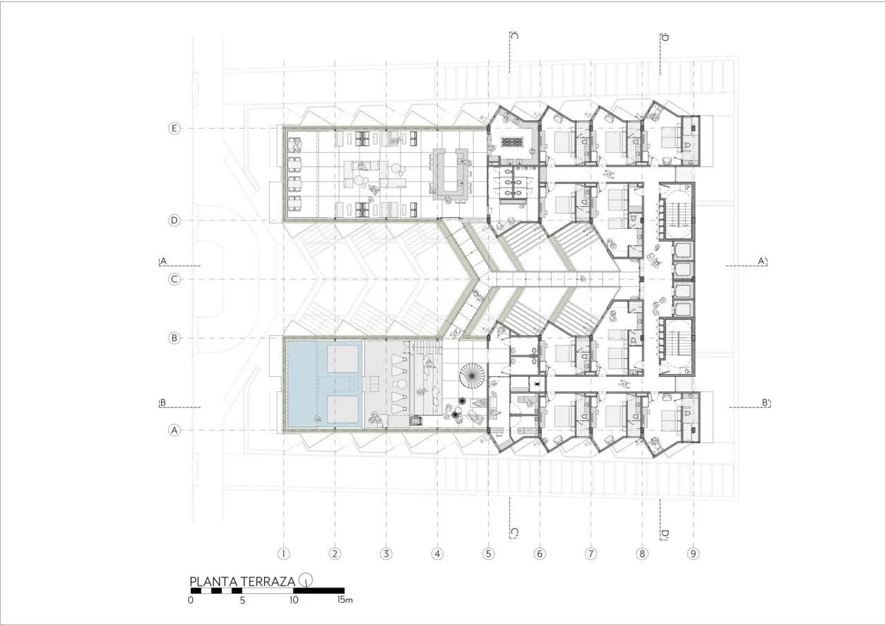 BIM Architecture | BA'RA Hotel/Plan: b arquitectos