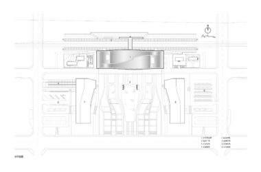 BIM Architecture: New Wuyi Section of Shanghai-Chongqing-Chengdu High-Speed Railway – Hanchuan East Station by Zhongnan Architectural Design Institute-BIM WORLD