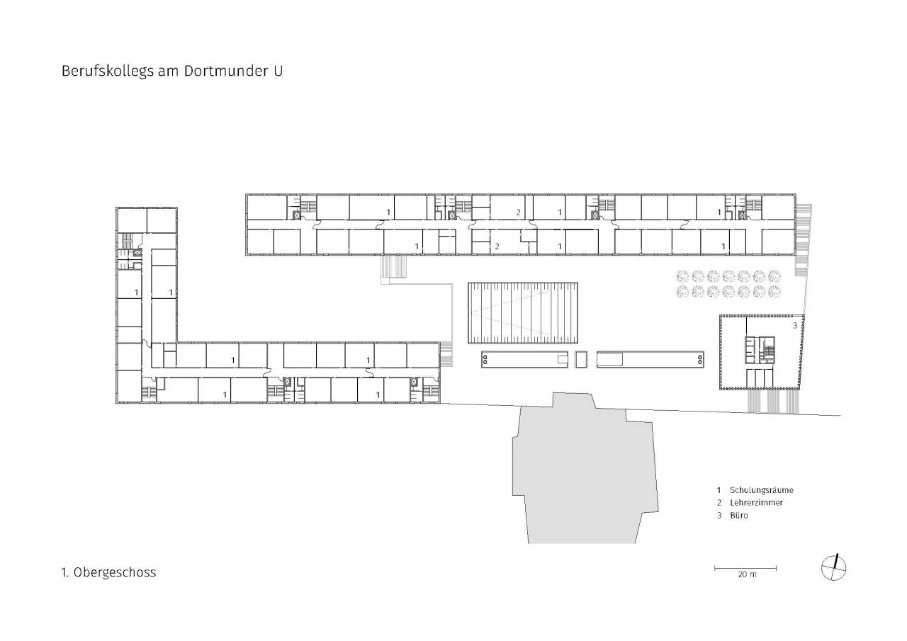 BIM Architecture | Gerber Architekten, U Art and Creativity Center and Vocational Education Academy in Dortmund, Germany