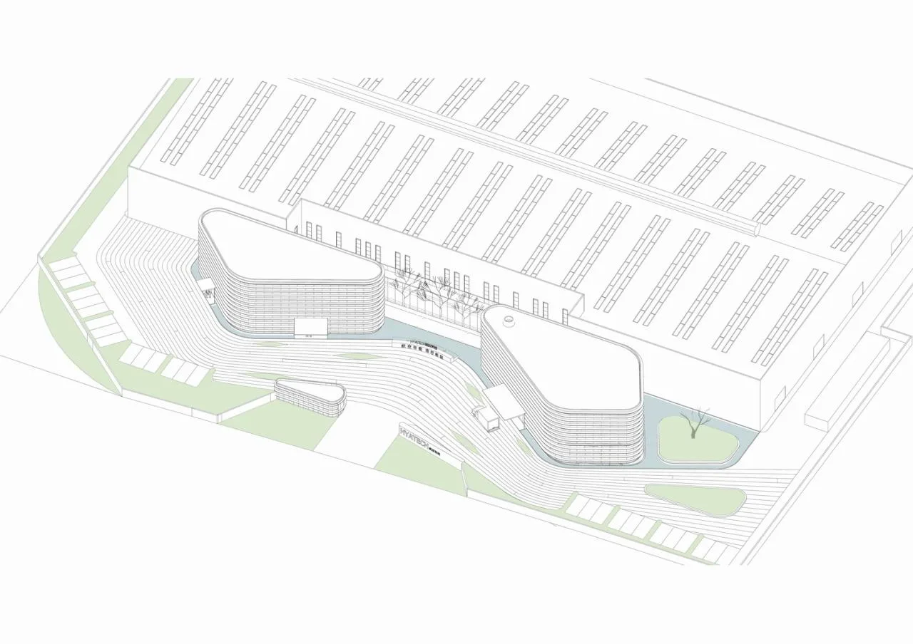 BIM Architecture | Building Sample for the Development of Private Enterprises in Southern Jiangsu: Hangya Technology Headquarters Office Building/Meter sized Building