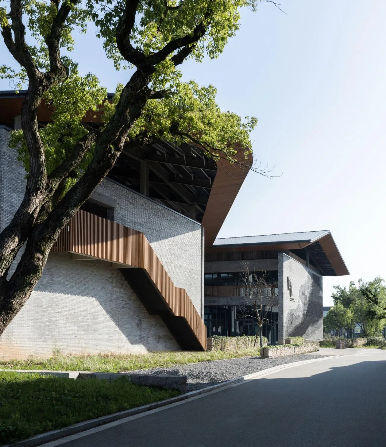 BIM Architecture | Landscape Architecture of Taizhou Lulang Post Station/Garden Building
