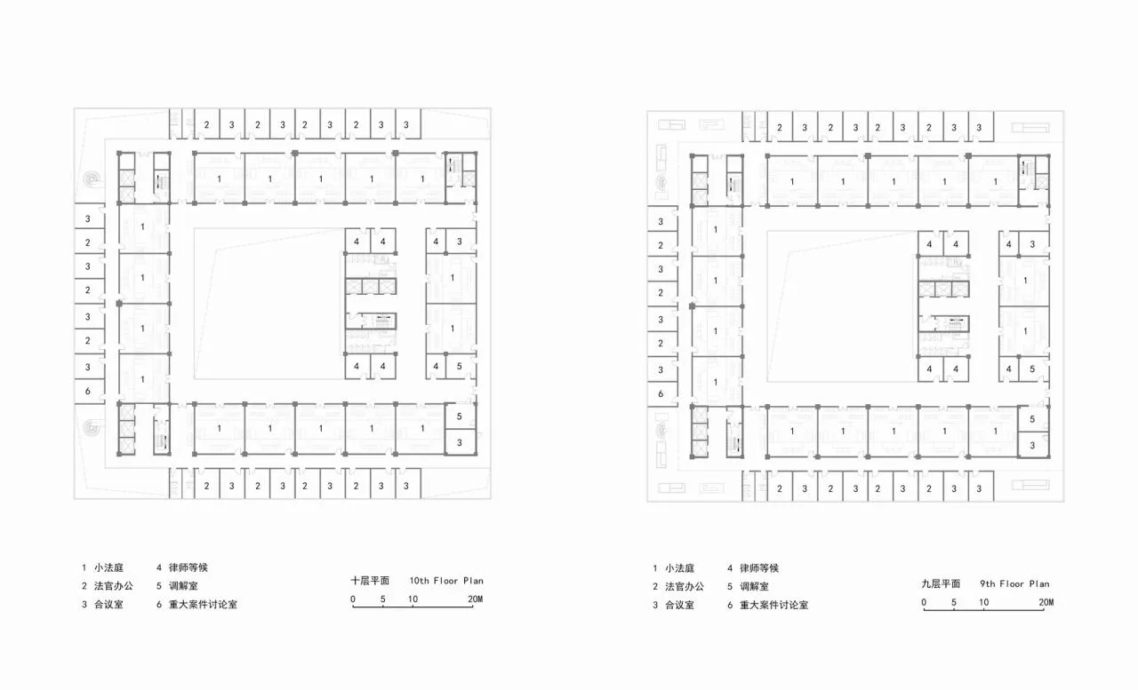 BIM Architecture | Solidified Justice • Changzhou Intermediate People's Court Expansion/Jianhe Architecture
