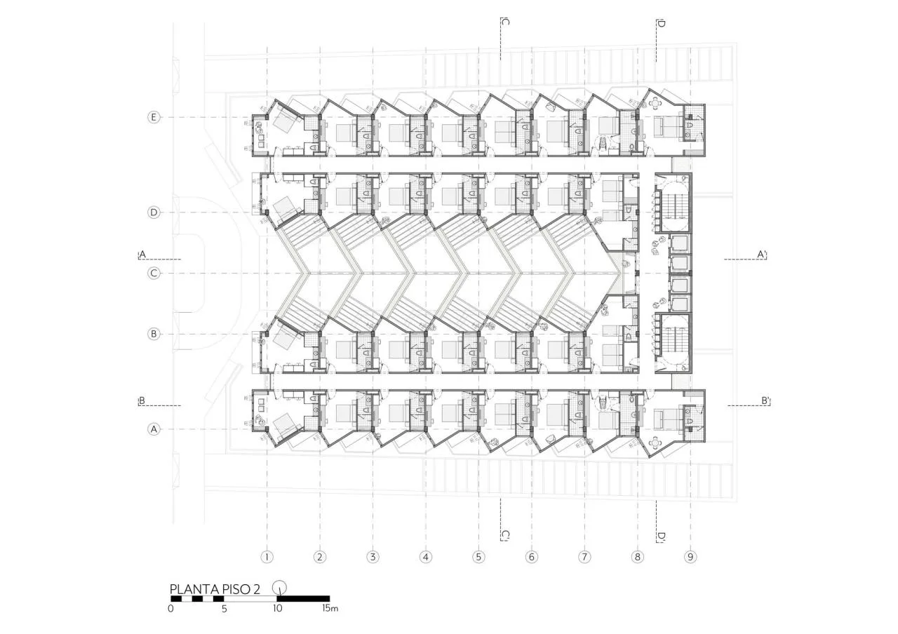 BIM Architecture | BA'RA Hotel/Plan: b arquitectos