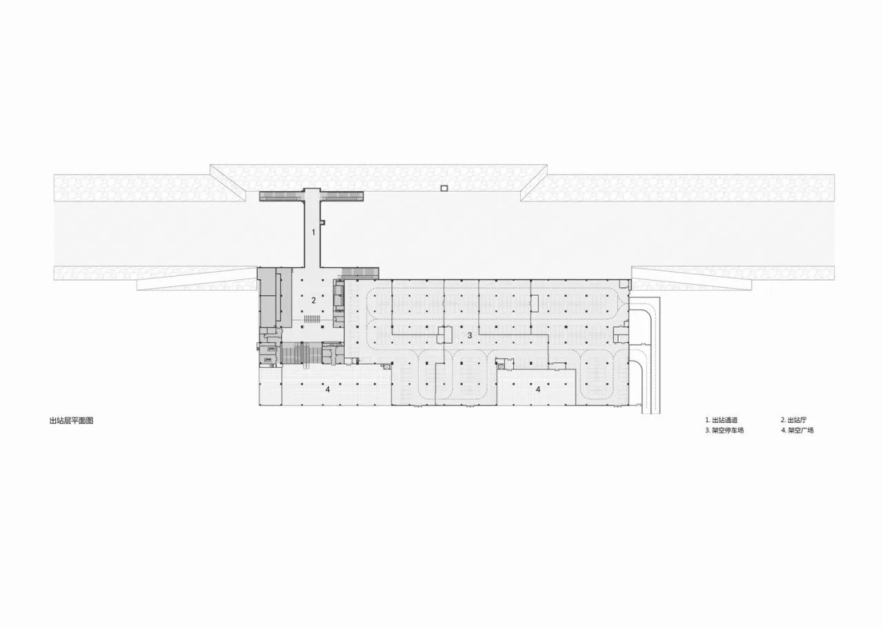 BIM Architecture | Newly built Wuyi section of Shanghai Chongqing Chengdu high-speed railway - Hanchuan East Station/Zhongnan Architectural Design Institute Co., Ltd