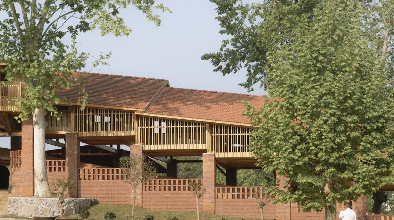 BIM Architecture | Anhui Qianshan Poomlong Kiln and Intangible Cultural Heritage Living Room/Grey Space Architecture Firm
