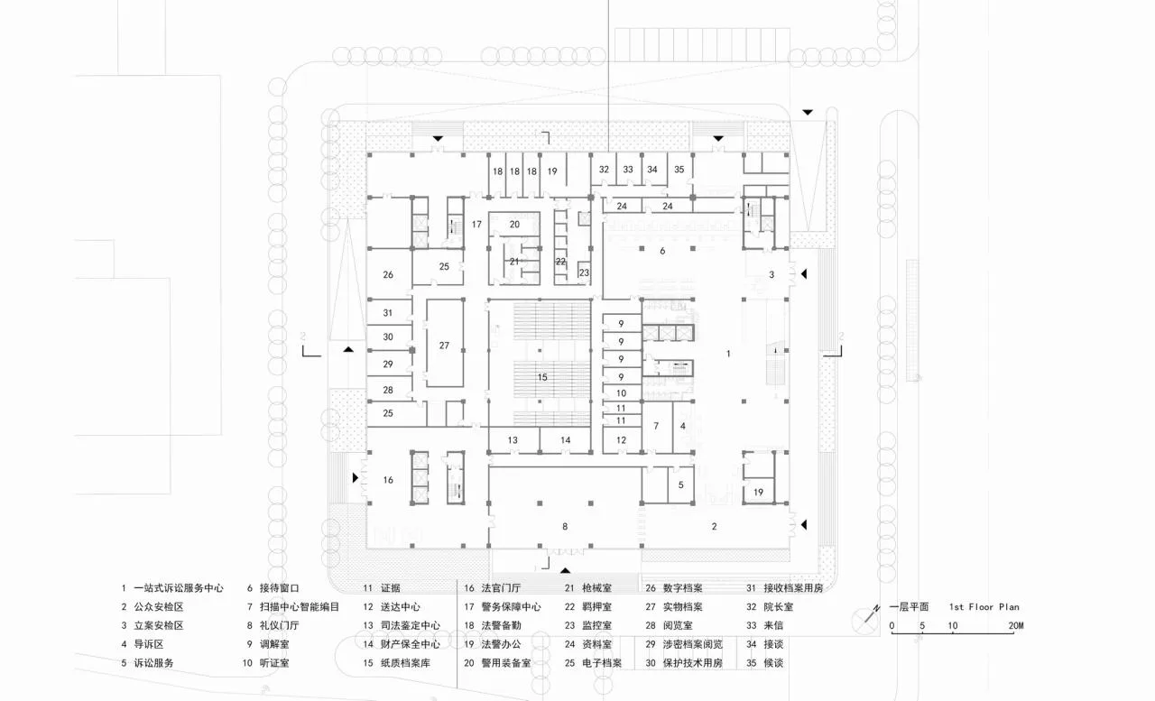 BIM Architecture | Solidified Justice • Changzhou Intermediate People's Court Expansion/Jianhe Architecture