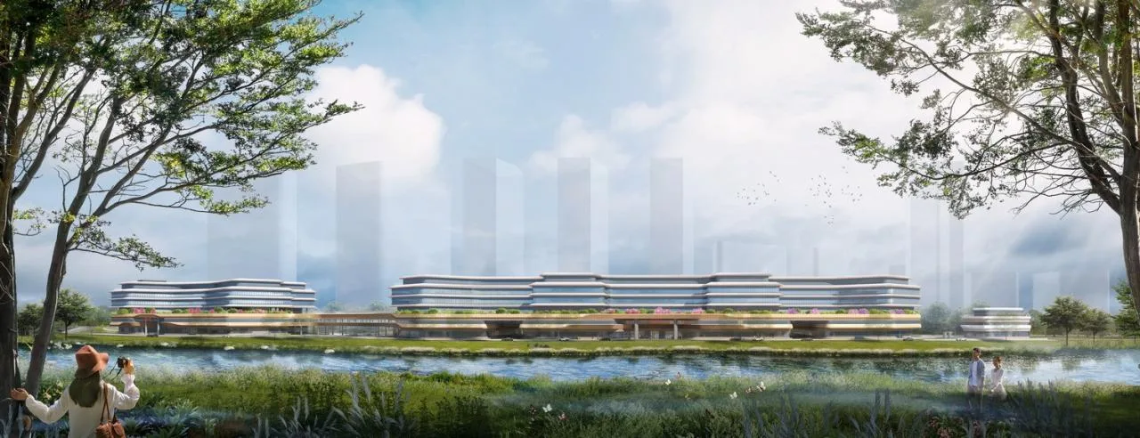BIM Architecture | Shaping the Medical School Complex with Landscape Arteries: Southern University of Science and Technology School of Medicine and Southern University of Science and Technology Affiliated Hospital/Gabo Architectural Design Firm