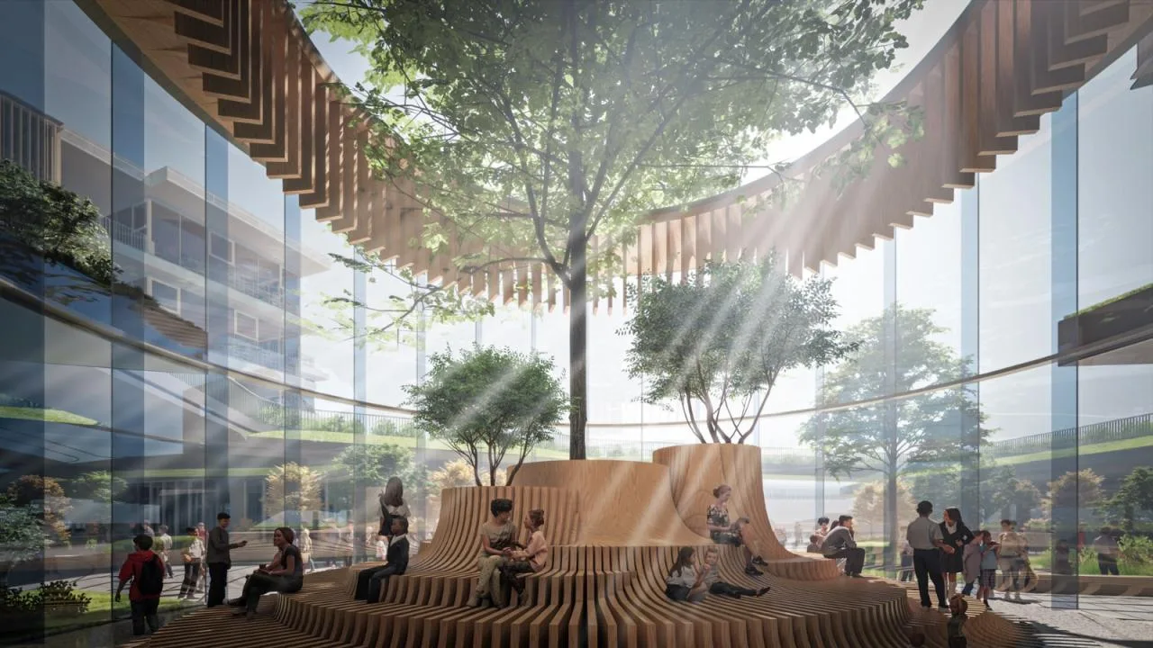 BIM Architecture | Embracing Childhood in the 'Green Wilderness Town' Original: Future Campus of Qianjiang New City in Hangzhou/10 Design