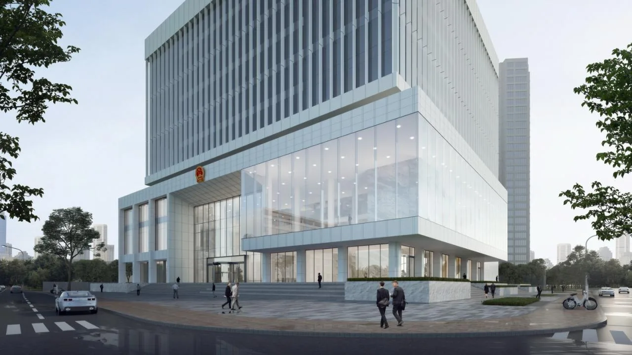 BIM Architecture | Solidified Justice • Changzhou Intermediate People's Court Expansion/Jianhe Architecture