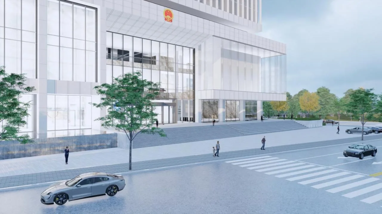 BIM Architecture | Solidified Justice • Changzhou Intermediate People's Court Expansion/Jianhe Architecture