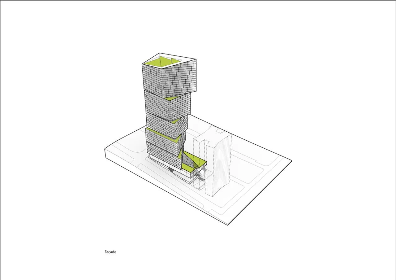 BIM architecture | First tower renovation in Quay Quarter, 'grafting' new floor slabs/3XN