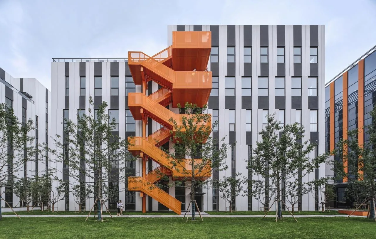 BIM architecture | Jumping colors x smiling curves, injecting vitality and emotion into park buildings: Suzhou Xinyang Industrial Park/FTA