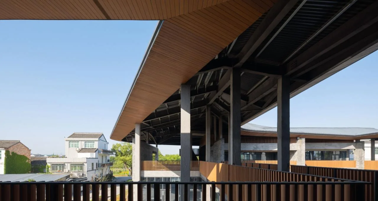 BIM Architecture | Landscape Architecture of Taizhou Lulang Post Station/Garden Building