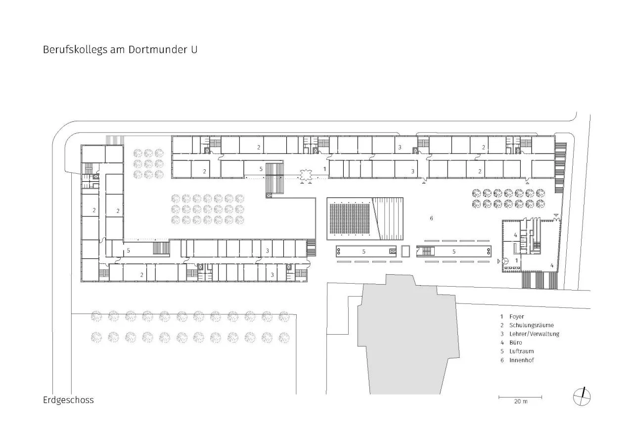 BIM Architecture | Gerber Architekten, U Art and Creativity Center and Vocational Education Academy in Dortmund, Germany