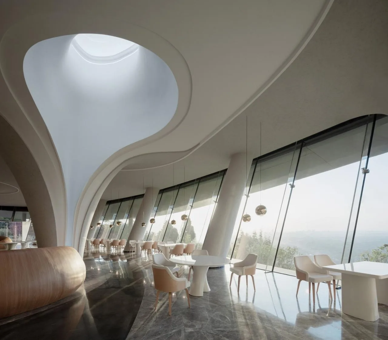 BIM Architecture | Longquan Mountain Mirror High Altitude Platform/BUZZ Architecture Firm