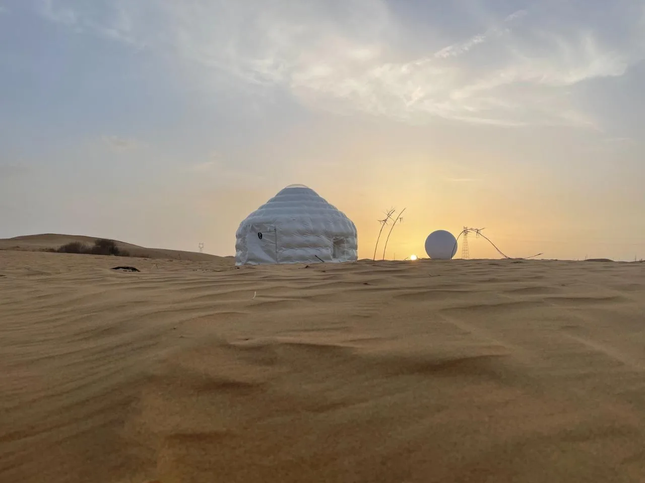 BIM Architecture | Inflatable Mongolian yurt Air Ger/Ger Studio