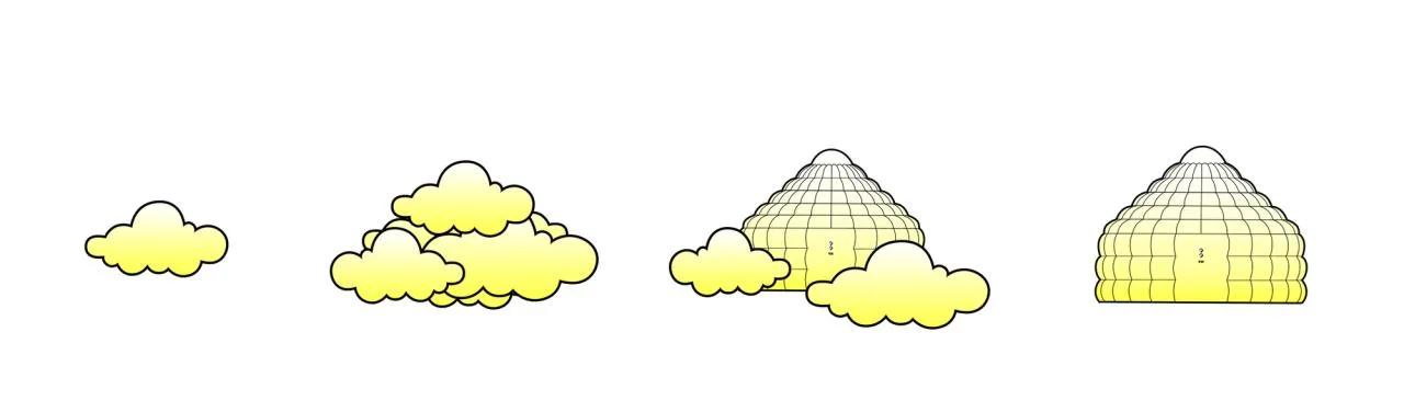 BIM Architecture | Inflatable Mongolian yurt Air Ger/Ger Studio
