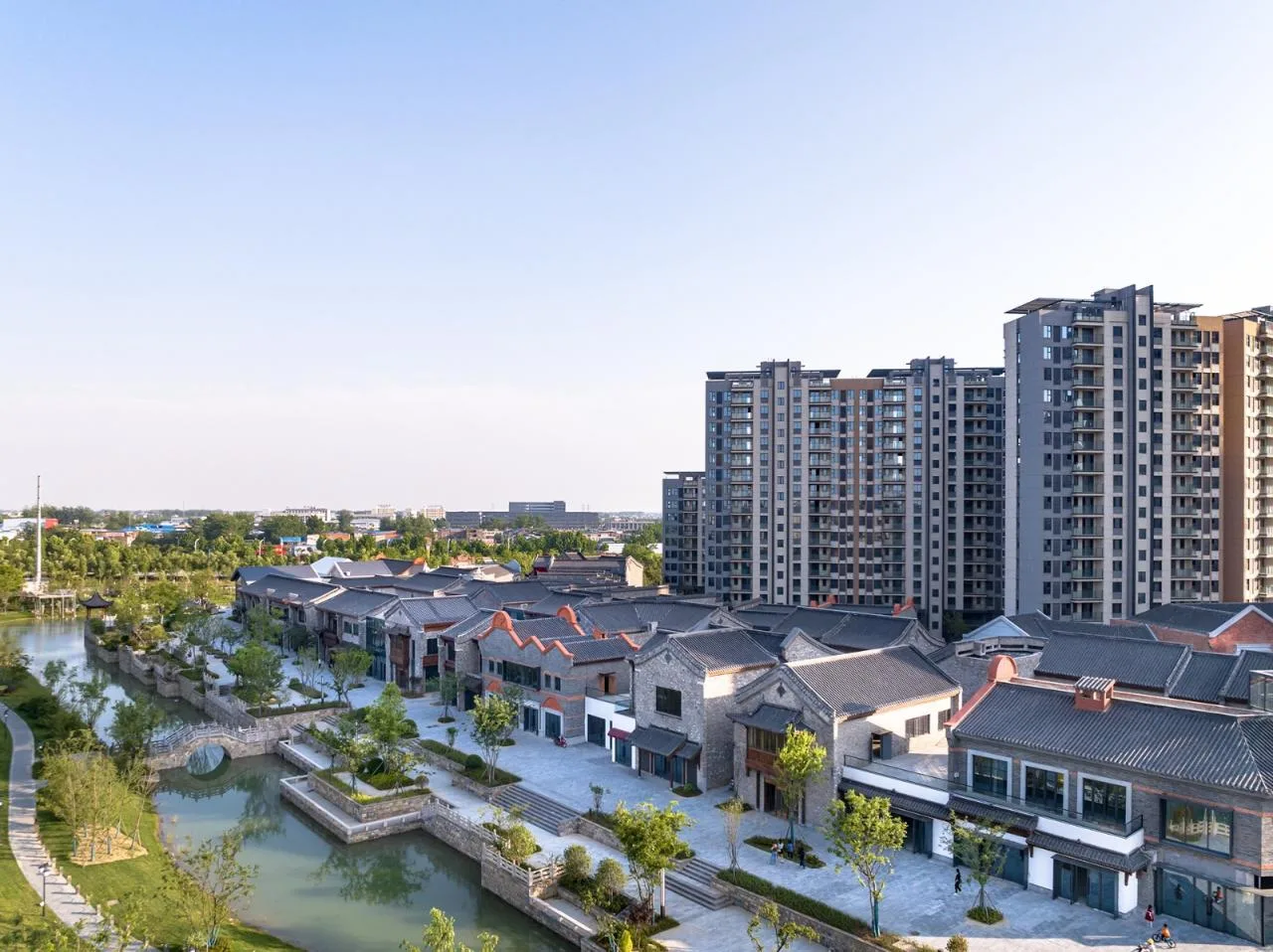 BIM Architecture | Ancient Charm and New Life, Space and Group Images: Fuyang Goujie/Baitao Architecture