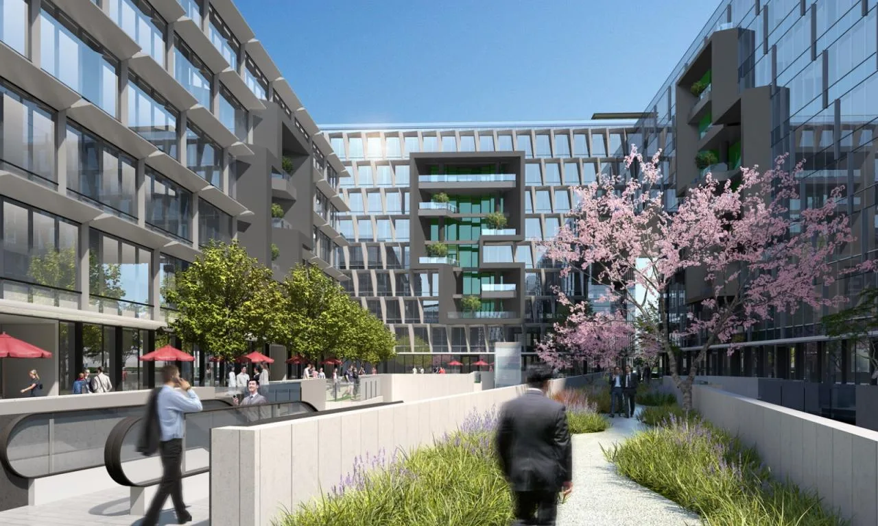 BIM Architecture | Rhythmic Oasis, Beyond Solidification Moment: Large enclosed buildings in the air/BAU Architecture and Urban Design Firm