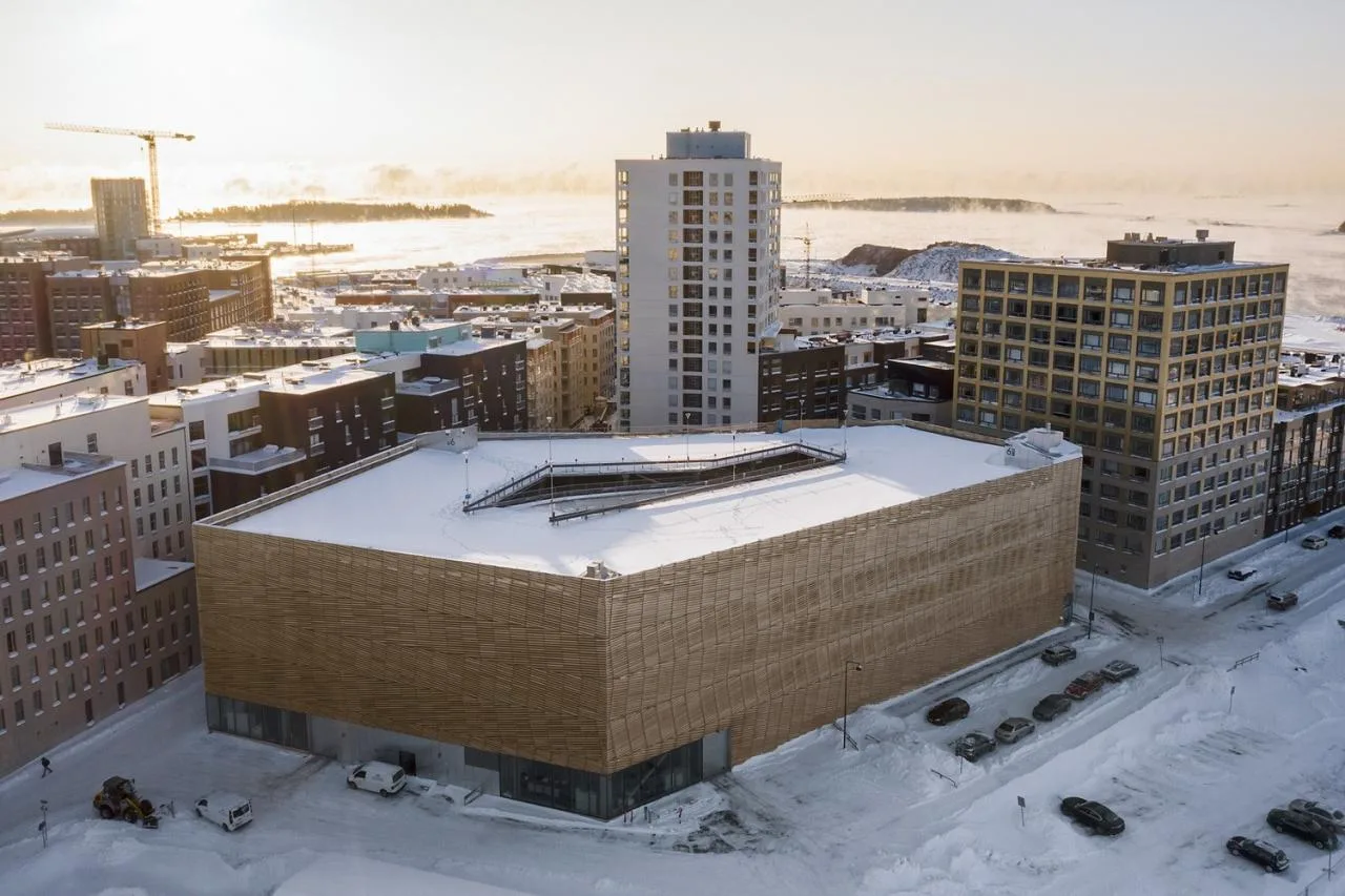 BIM Architecture | Saukonlaituri Terraced Parking Lot/ALA Architects