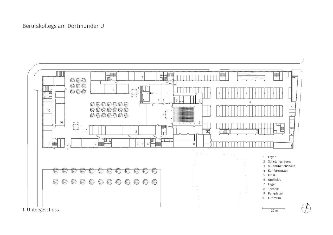 BIM Architecture | Gerber Architekten, U Art and Creativity Center and Vocational Education Academy in Dortmund, Germany