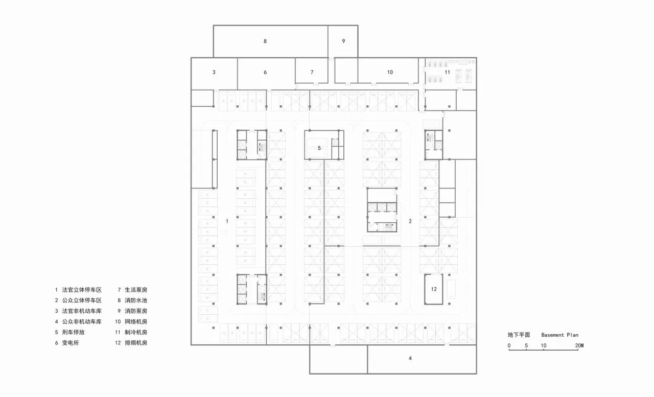 BIM Architecture | Solidified Justice • Changzhou Intermediate People's Court Expansion/Jianhe Architecture