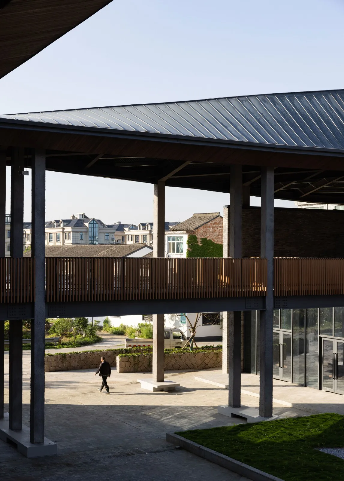 BIM Architecture | Landscape Architecture of Taizhou Lulang Post Station/Garden Building