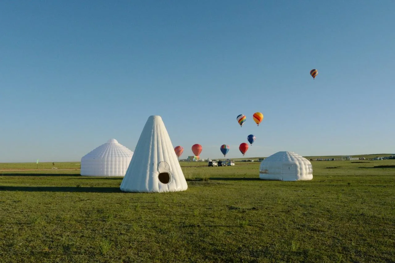 BIM Architecture | Inflatable Mongolian yurt Air Ger/Ger Studio
